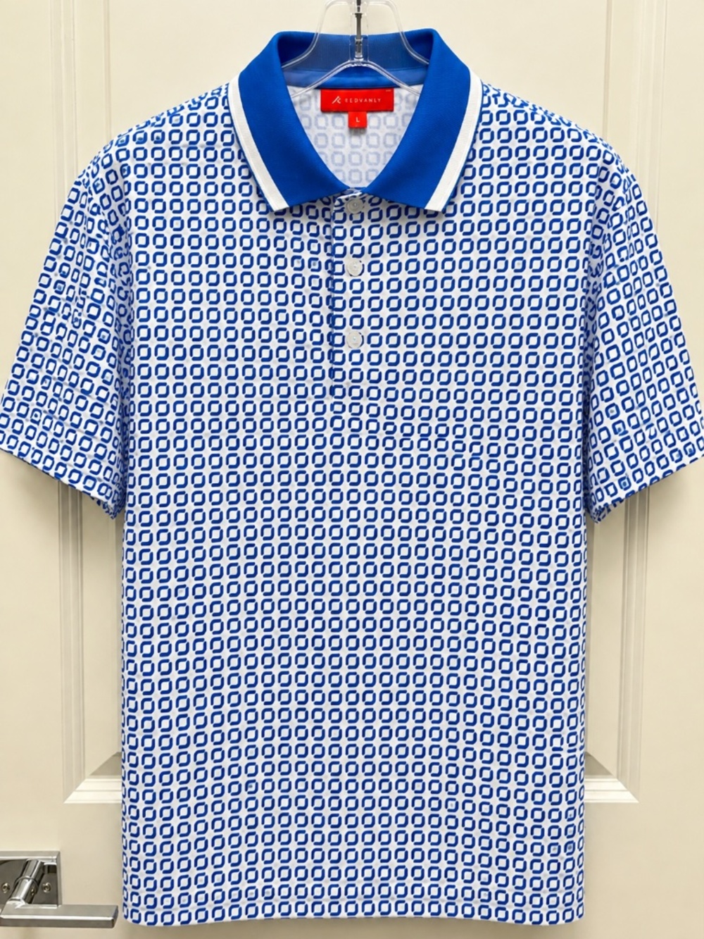 NEW Redvanly Devine Golf Polo in Marine- UNOWRN!